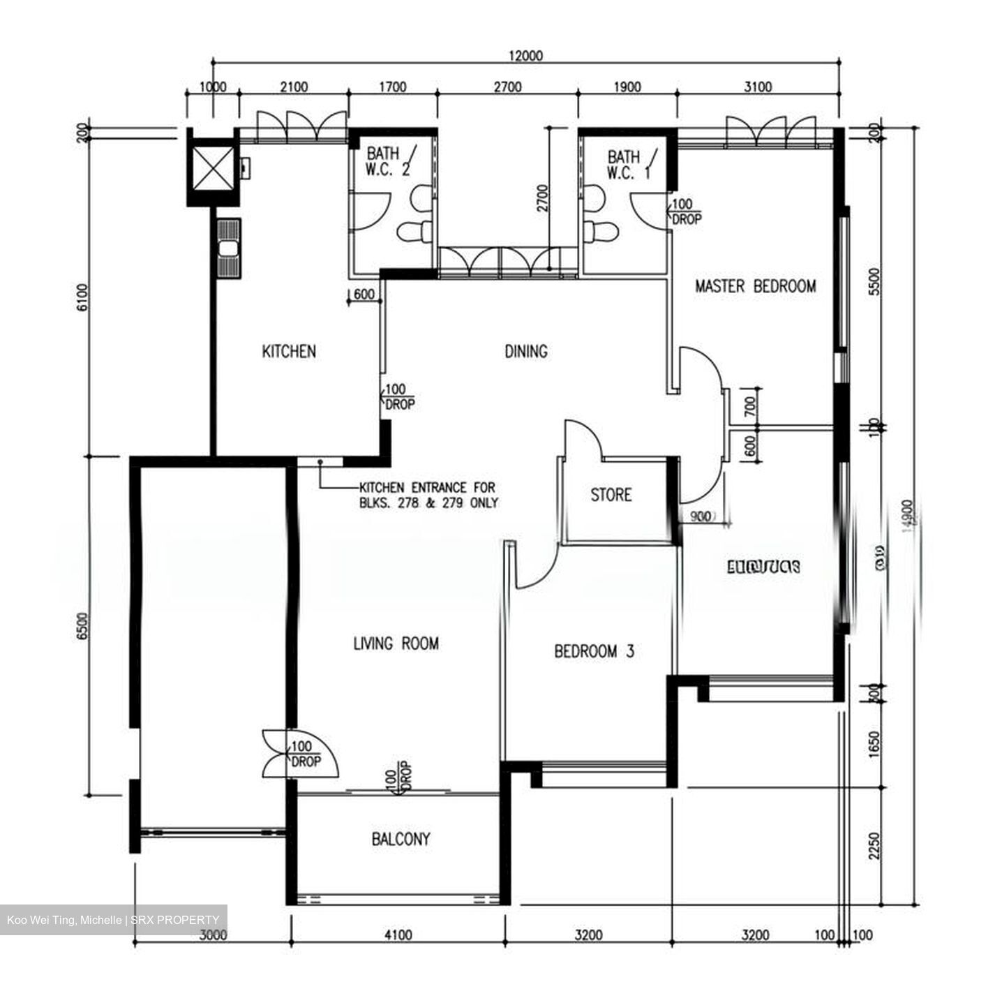Blk 903 TAMPINES PALMSVILLE (Tampines), HDB 5 Rooms #511365561